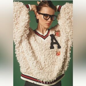 Eva Franco Varsity Pullover Sweater